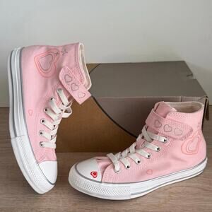 Converse Chuck Taylor Hi Top ‘Donut Glaze Heart’ Girls Sneakers - SZ 2 Y